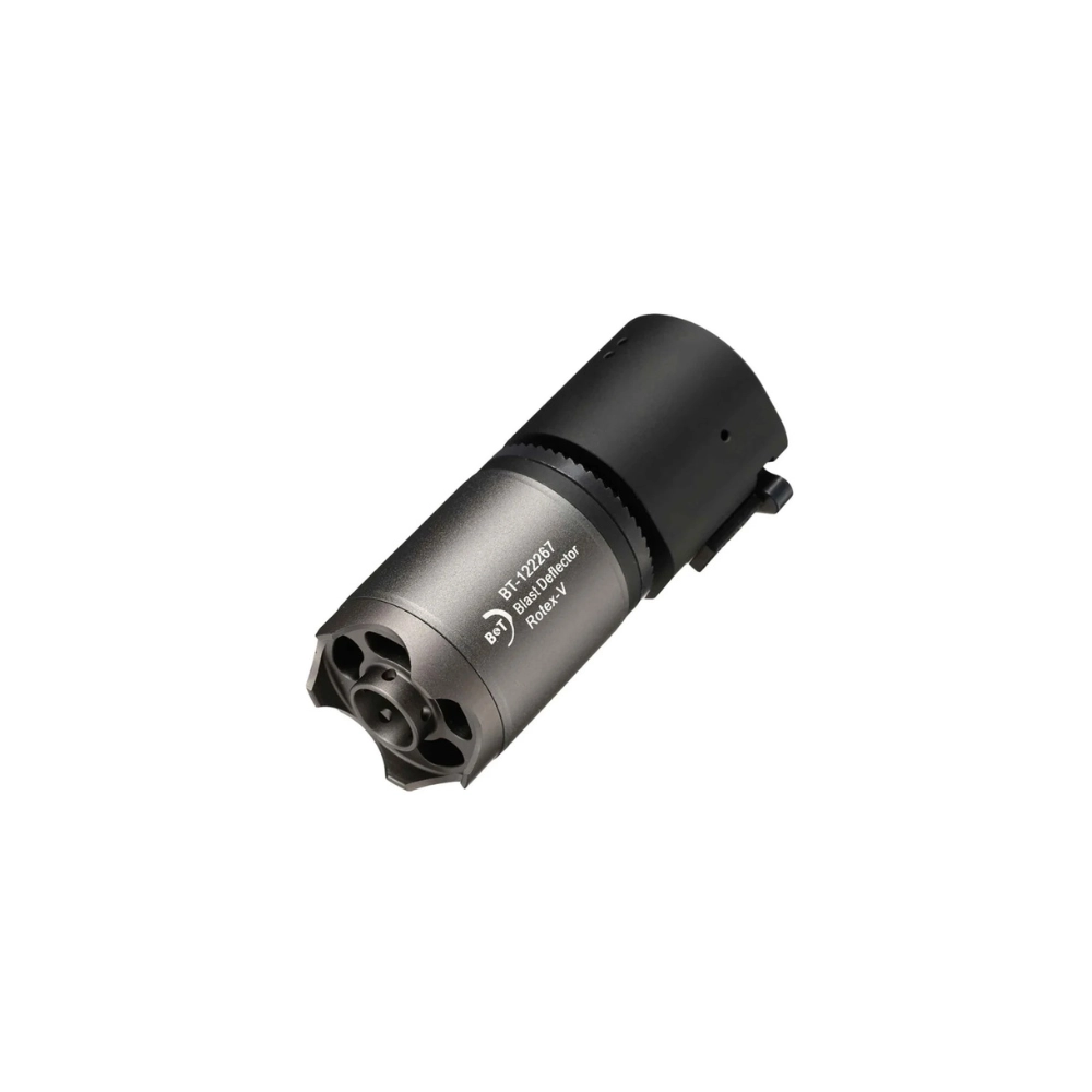 ASG B&T Rotex V Blast Deflector Cinzento 95mm QD para Airsoft