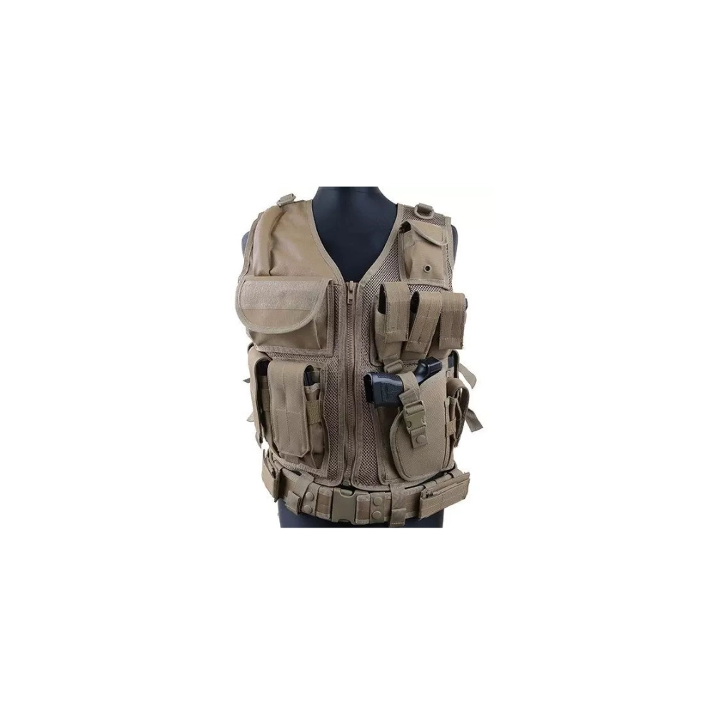 ltimate Tactical KAM-39 Tactical Vest Tan