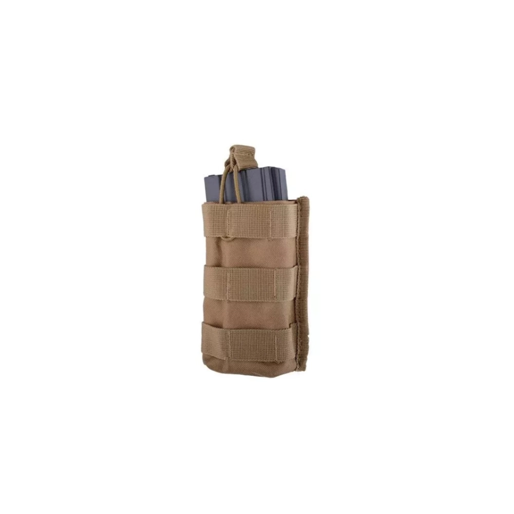 GFT Tactical Single Shingle Type Pouch Tan MOLLE Magazine Pouch