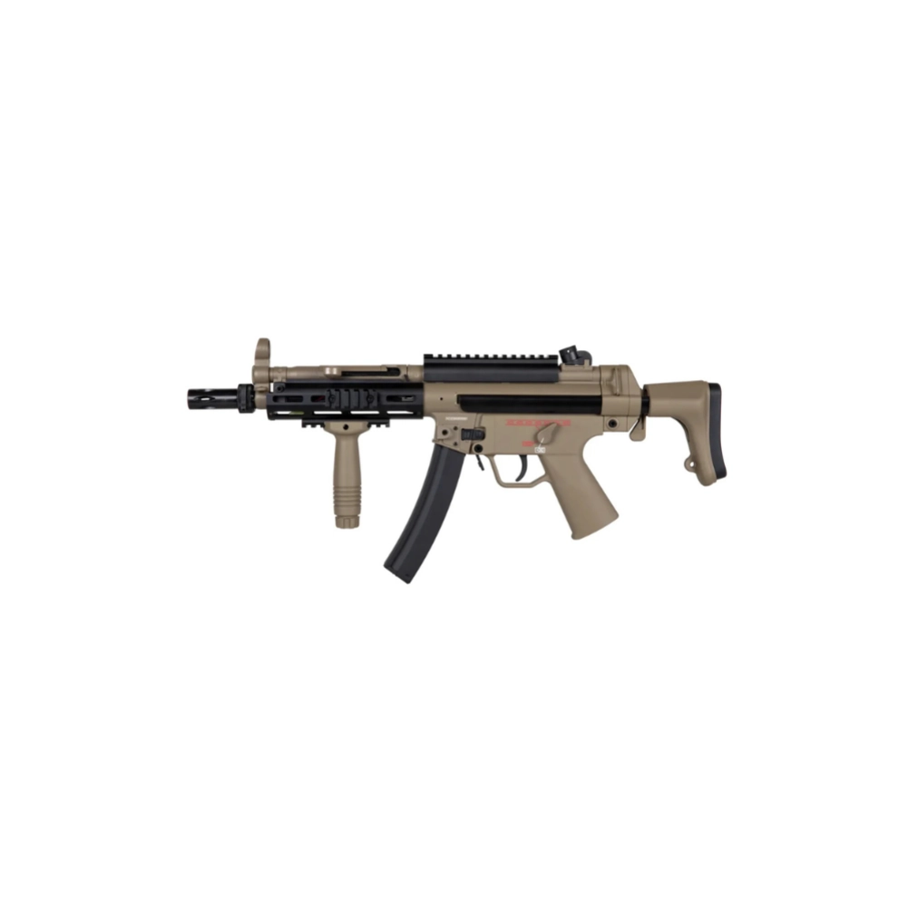 JG Works MP5-808 Tan AEG Airsoft Submachine Gun