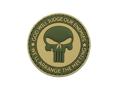 8 FIELDS GOD WILL JUDGE PVC Patch 2