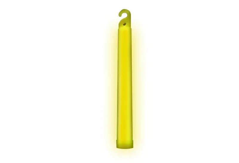 Chemical light 6 inch 1pc - YELLOW