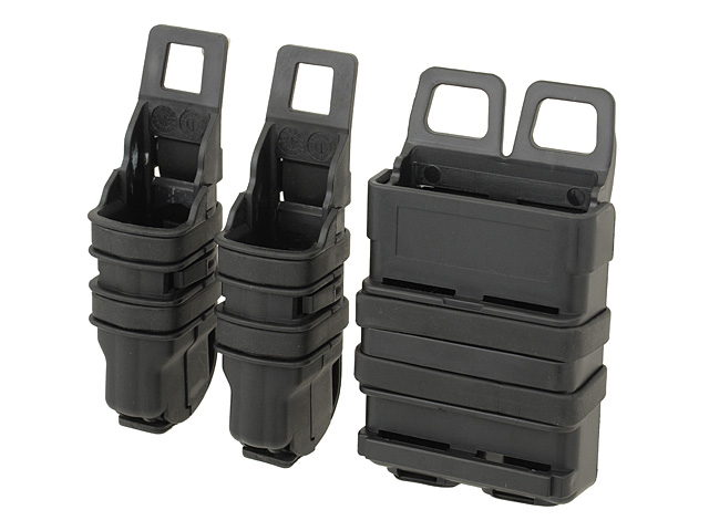 FMA Set of polymer pouches for magazines - Black