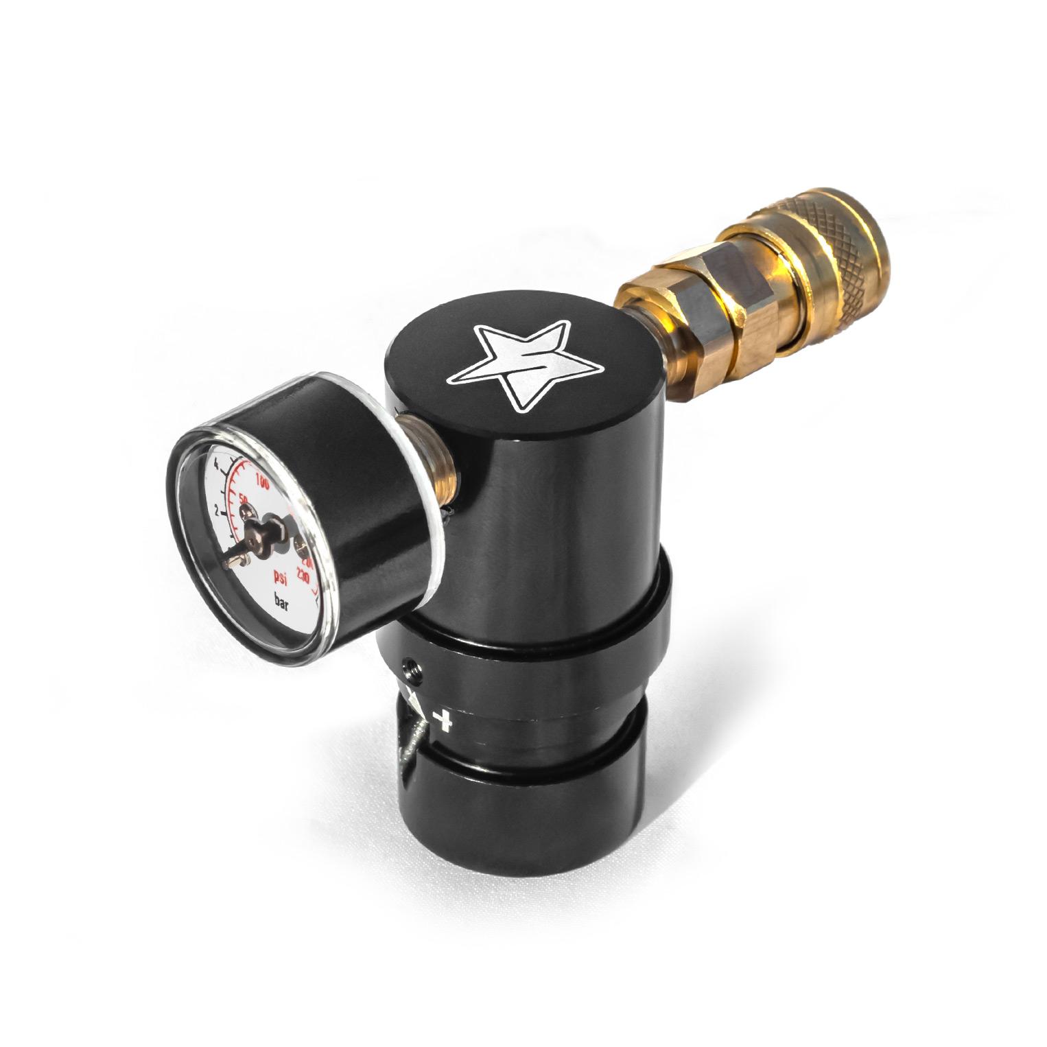 SPIRIT FIELD HPA Micro Regulator GEN2 0-200psi Foster QD