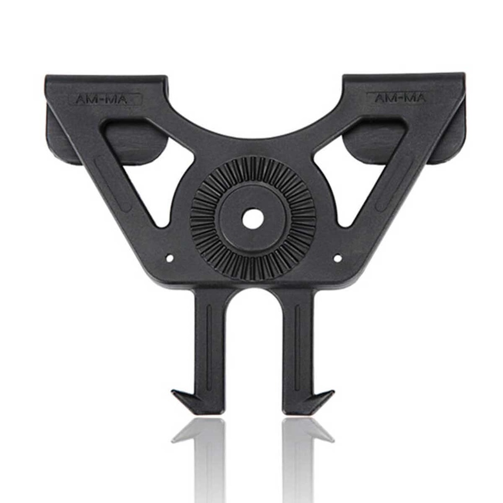 ADAPTADOR PISTOLA RIGIDO MOLLE AMOMAX TRIANGULO PRETO