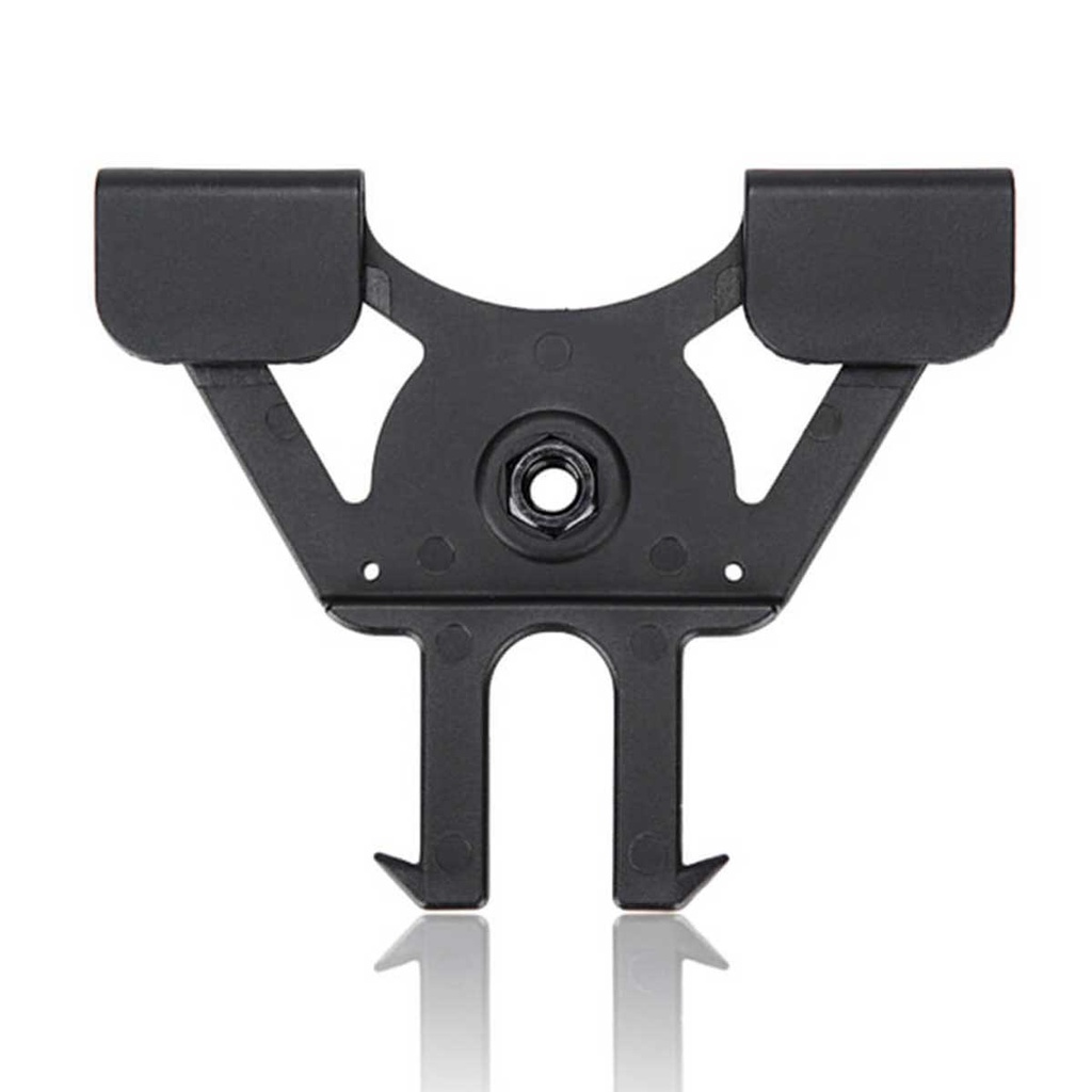 ADAPTADOR PISTOLA RIGIDO MOLLE AMOMAX TRIANGULO NEGRO