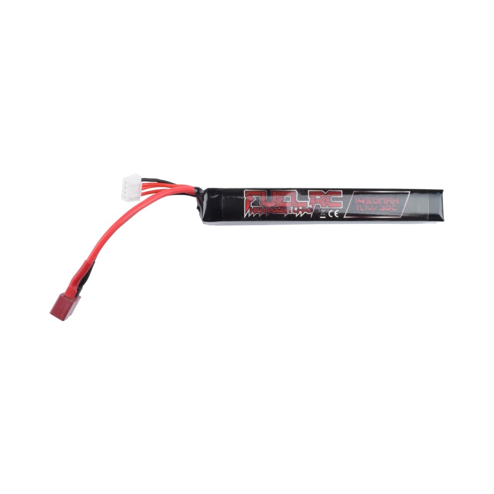FUEL LI-PO STICK BATTERY 11.1V X 1450MAH 30C DEANS PLUG