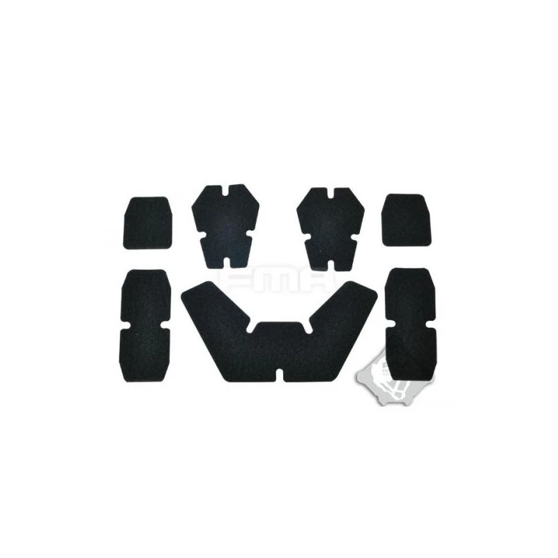 FMA Adhesive VELCRO Panels on Helmet, type CP - Black