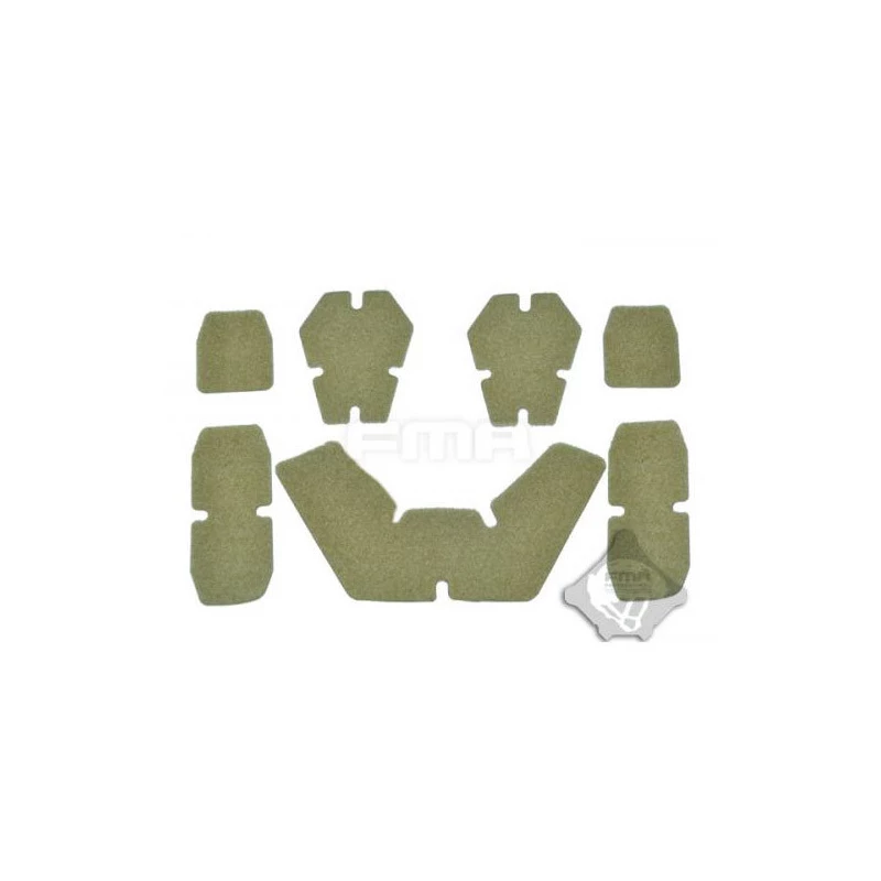 FMA Adhesive VELCRO Panels on Helmet, type CP - Tan