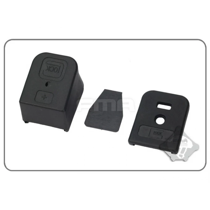 FMA G-Series Magazine Flat and Enlarged Bottom Cover Set - Black