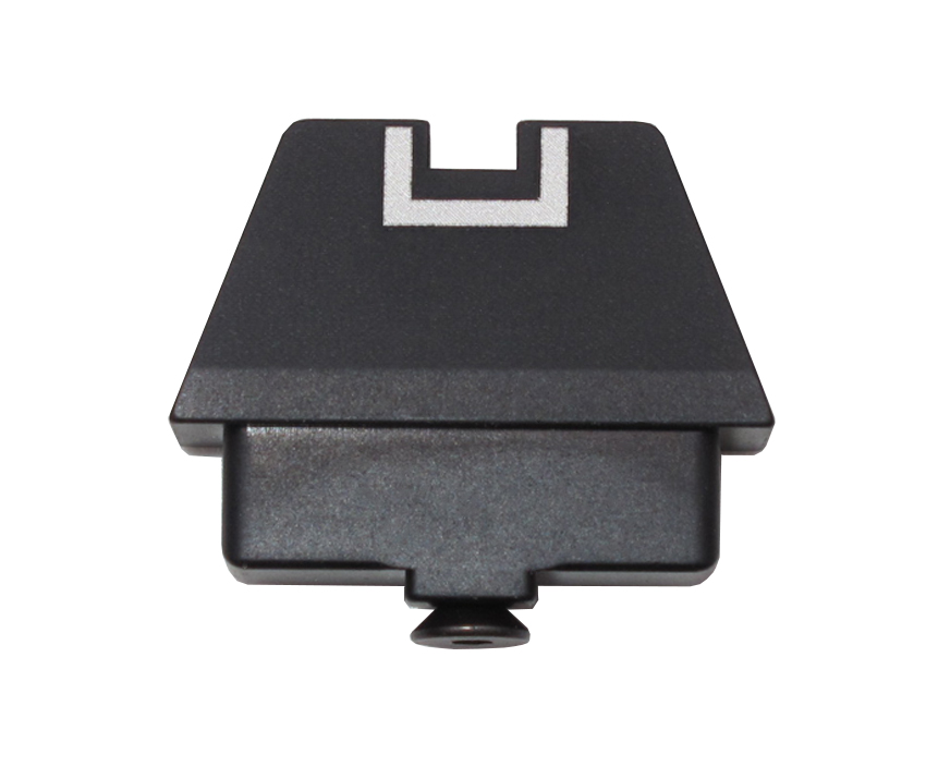 Wii Tech Rear Sight High Aluminium Cnc Type Glock 17/19/34 Marui