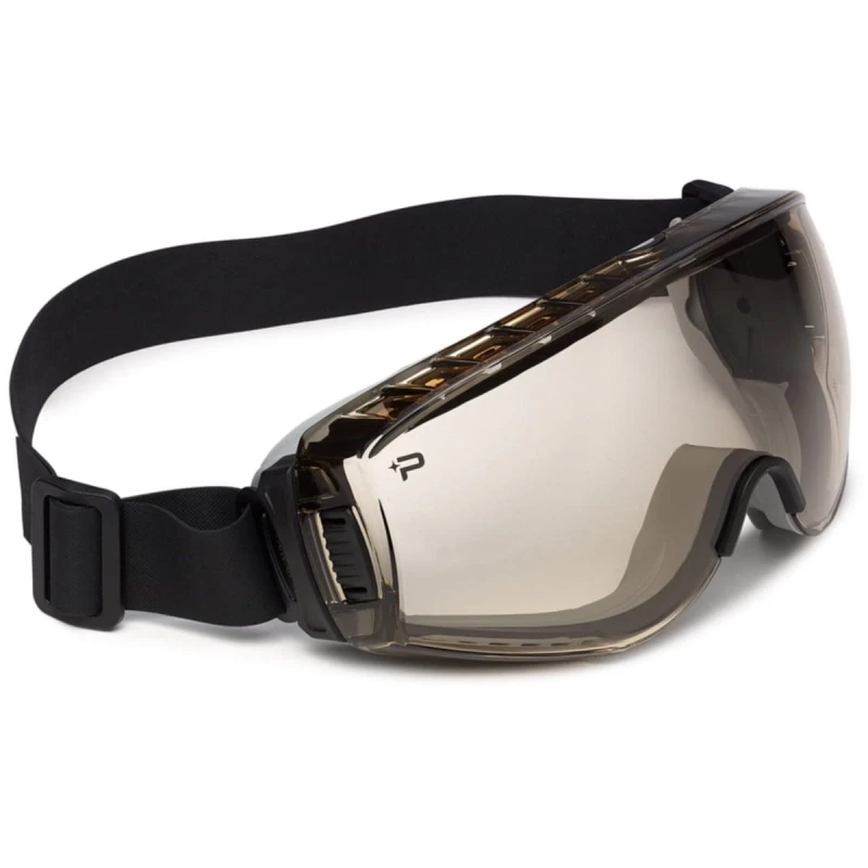 BOLLÉ PILOT NEO Safety Goggles, Brown Lens - Transparent (Dark)