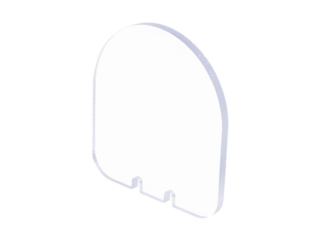 SPARE PROTECTIVE POLYCABONATE GLASS ANGULAR 16511 1PC