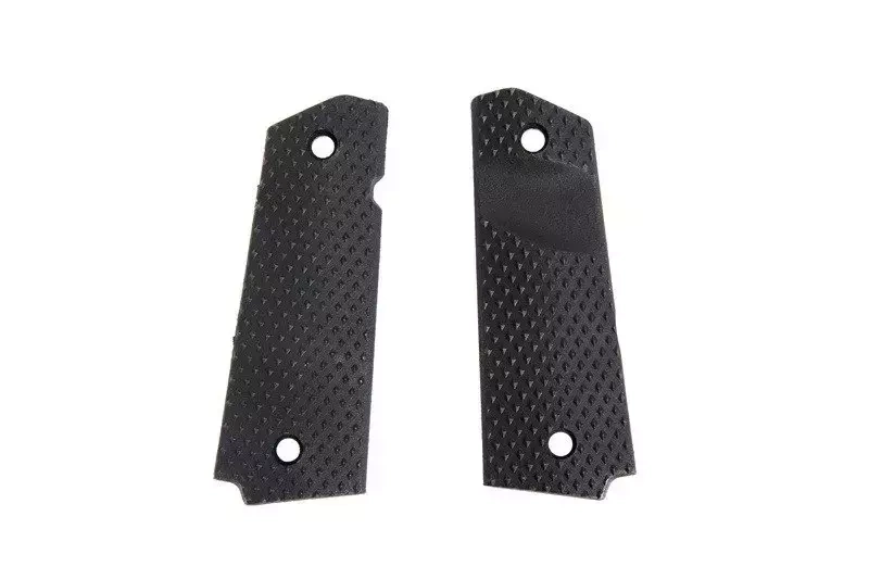 FMA Polymer TYPE A Grip Panels for Colt 1911 Pistols - Black