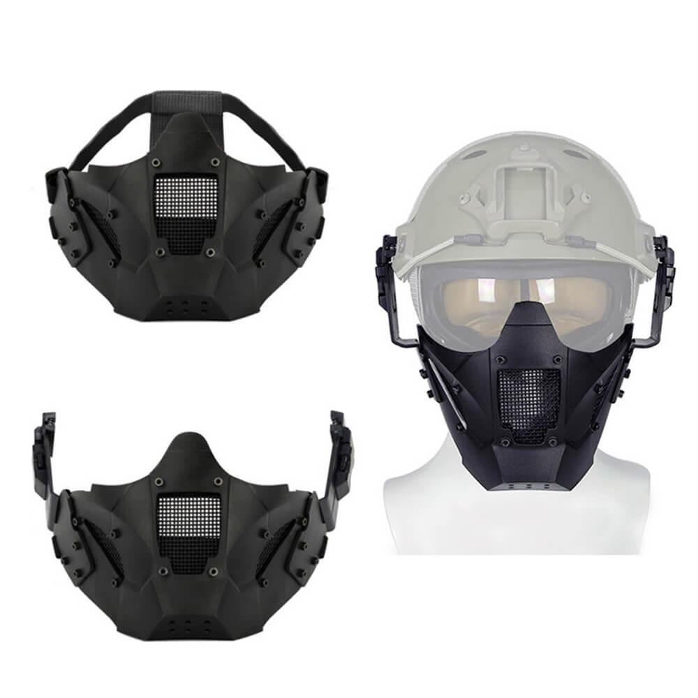 Guerilla Airsoft mask iron Warrior Tactical Black