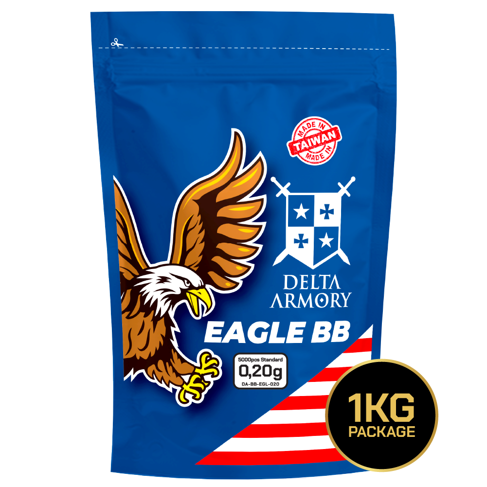 Delta Armory EAGLE Airsoft BB 0,20g 5000pcs White