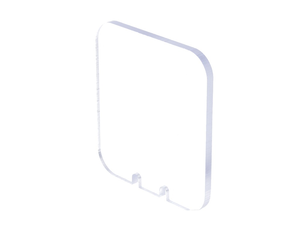 AirsoftPro Spare protective glass for red dots - 50 x 55 mm, angular