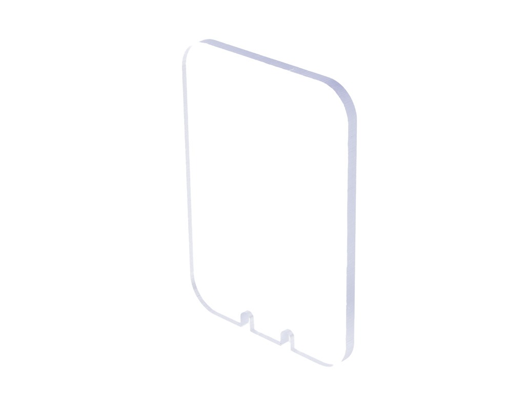 AirsoftPro Spare protective glass for red dots - 50 x 70 mm, angular