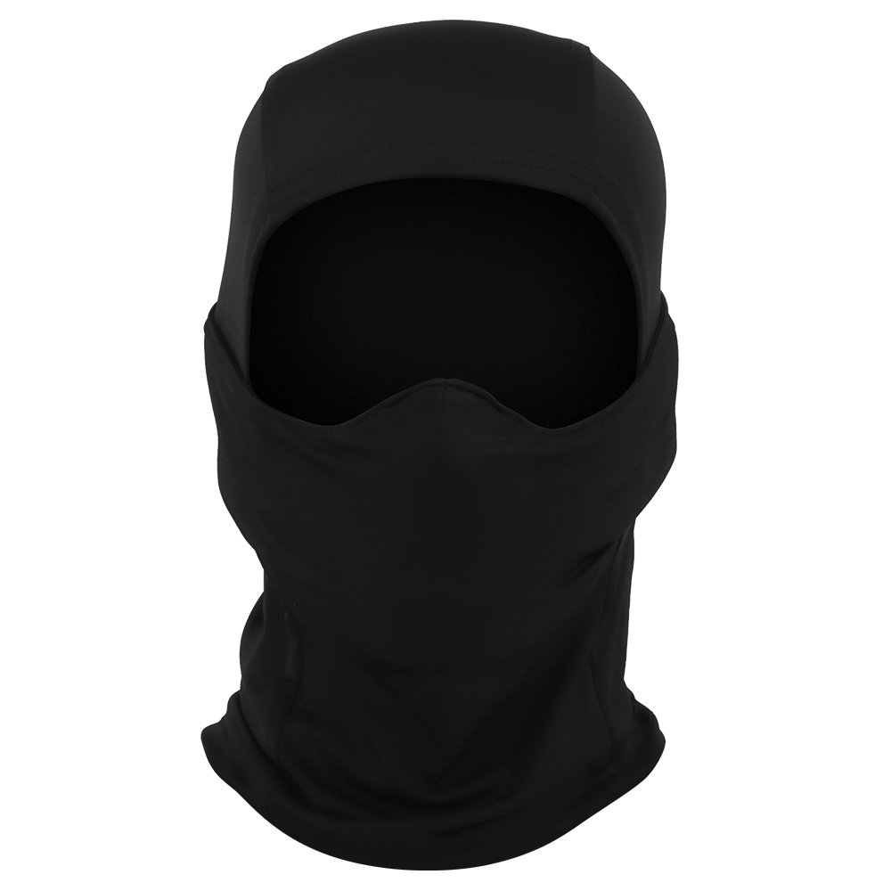 Delta Armory Airsoft hood with integrated silicone mask Black