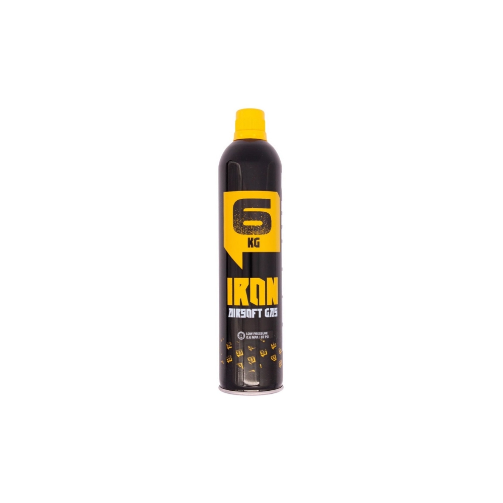 ARSENIC IRON Airsoft Green Gas 600ml 6kg 87 PSI with Silicone