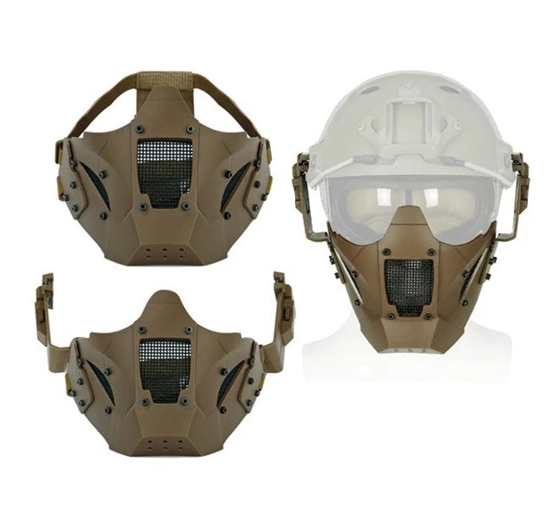 Guerilla Airsoft mask iron Warrior Tactical Tan