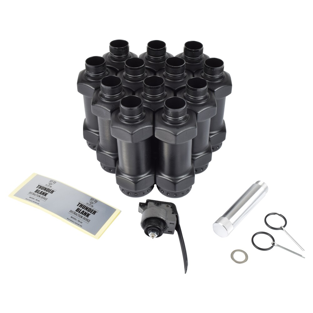 APS HAKKOTSU THUNDER B GRANADE WITH 12 DUMBELL SHELLS