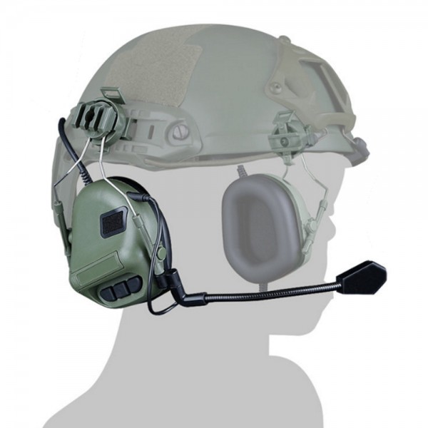 WOSPORT GO PRO MOUNT FOR HELMETS OLIVE