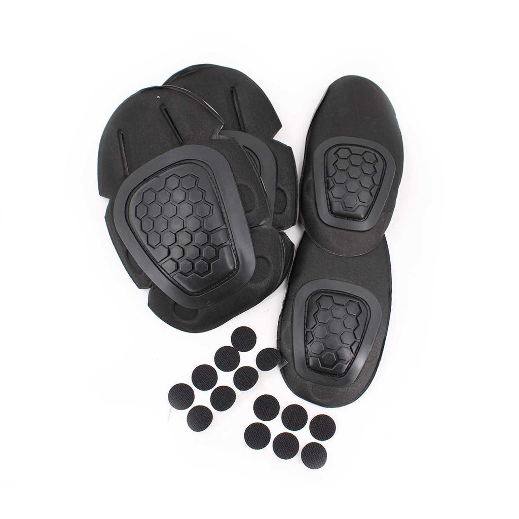 IMMORTAL TACTICAL KNEE AND ELBOW PADS FOR UNIFORM BLACK
