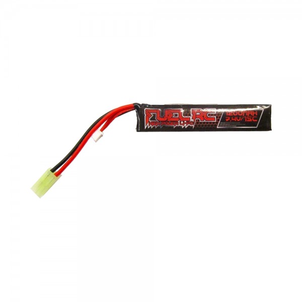 FUEL LI-PO BATTERY 7.4V X 1200MAH 15C STICK